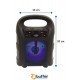 Tutmalı Mini Hoparlör Işıklı Taşınabilir Bluetooth Wireless Radyolu Sd Kart ve USB Girişli Hoparlör Tutmalı Mini Hoparlör Işıklı Taşınabilir Bluetooth Wireless Radyolu Sd Kart ve USB Girişli Hoparlör