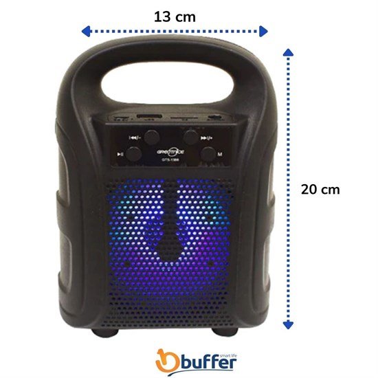 Tutmalı Mini Hoparlör Işıklı Taşınabilir Bluetooth Wireless Radyolu Sd Kart ve USB Girişli Hoparlör Tutmalı Mini Hoparlör Işıklı Taşınabilir Bluetooth Wireless Radyolu Sd Kart ve USB Girişli Hoparlör