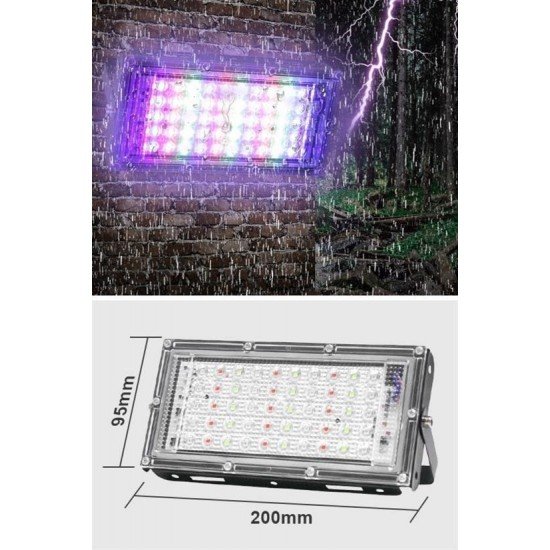 Kumandalı Led Işık Dış Cephe Aydınlatması Çok Renkli RGB Led Panel Işık PartiLed Aydınlatma Kumandalı Led Işık Dış Cephe Aydınlatması Çok Renkli RGB Led Panel Işık PartiLed Aydınlatma