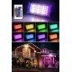 Kumandalı Led Işık Dış Cephe Aydınlatması Çok Renkli RGB Led Panel Işık PartiLed Aydınlatma Kumandalı Led Işık Dış Cephe Aydınlatması Çok Renkli RGB Led Panel Işık PartiLed Aydınlatma
