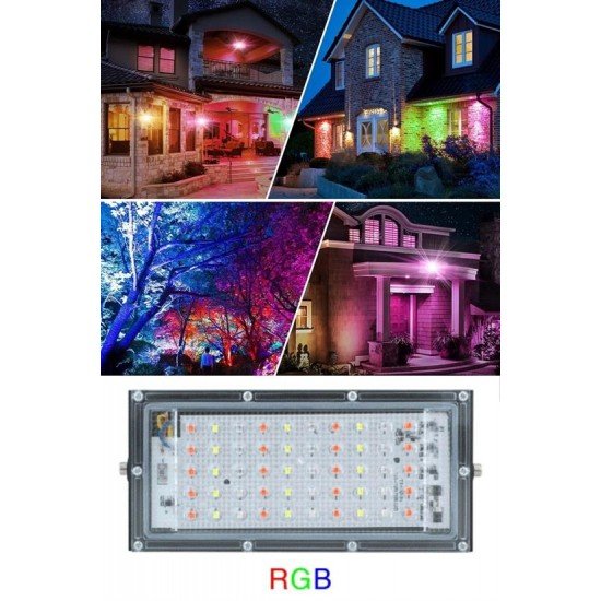 Kumandalı Led Işık Dış Cephe Aydınlatması Çok Renkli RGB Led Panel Işık PartiLed Aydınlatma Kumandalı Led Işık Dış Cephe Aydınlatması Çok Renkli RGB Led Panel Işık PartiLed Aydınlatma