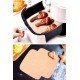 100 Adet Air Fryer Pişirme Kağıdı Tek Kullanımlık Yağ Su Geçirmez Yapışmaz Deliksiz Düz Kare Model 100 Adet Air Fryer Pişirme Kağıdı Tek Kullanımlık Yağ Su Geçirmez Yapışmaz Deliksiz Düz Kare Model