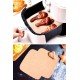100 Adet Air Fryer Pişirme Kağıdı Tek Kullanımlık Yağ Su Geçirmez Yapışmaz Deliksiz Düz Kare Model 100 Adet Air Fryer Pişirme Kağıdı Tek Kullanımlık Yağ Su Geçirmez Yapışmaz Deliksiz Düz Kare Model