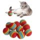 3lü Gökkuşağı Sünger Kedi Köpek Çiğneme Oyun Topu 4,2 cm 3lü Gökkuşağı Sünger Kedi Köpek Çiğneme Oyun Topu 4,2 cm