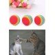 3lü Gökkuşağı Sünger Kedi Köpek Çiğneme Oyun Topu 4,2 cm 3lü Gökkuşağı Sünger Kedi Köpek Çiğneme Oyun Topu 4,2 cm