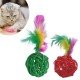 2li Rattan Renkli Peluş Tüy Kedi Köpek Oyuncak Yakalama Çiğneme Çıngıraklı Top Oyuncağı 2li Rattan Renkli Peluş Tüy Kedi Köpek Oyuncak Yakalama Çiğneme Çıngıraklı Top Oyuncağı