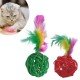 2li Rattan Renkli Peluş Tüy Kedi Köpek Oyuncak Yakalama Çiğneme Çıngıraklı Top Oyuncağı 2li Rattan Renkli Peluş Tüy Kedi Köpek Oyuncak Yakalama Çiğneme Çıngıraklı Top Oyuncağı