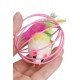 Renkli Metal Kafesli Peluş Fareli Kedi Köpek Oyuncağı Oyun Topu 6 cm Renkli Metal Kafesli Peluş Fareli Kedi Köpek Oyuncağı Oyun Topu 6 cm