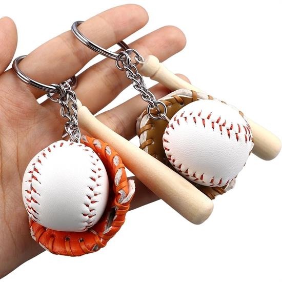Gerçekçi Beyzbol Tasarımlı Şık Anahtarlık Kolye Çanta Süsü Baseball Keychain Gerçekçi Beyzbol Tasarımlı Şık Anahtarlık Kolye Çanta Süsü Baseball Keychain