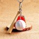 Gerçekçi Beyzbol Tasarımlı Şık Anahtarlık Kolye Çanta Süsü Baseball Keychain Gerçekçi Beyzbol Tasarımlı Şık Anahtarlık Kolye Çanta Süsü Baseball Keychain