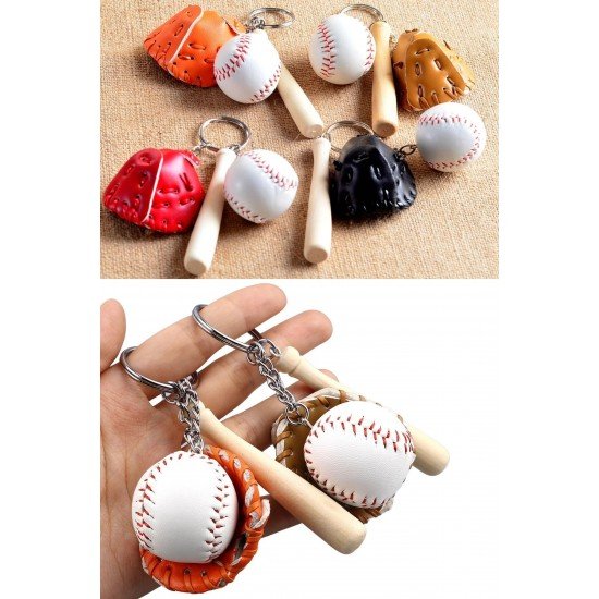 Gerçekçi Beyzbol Tasarımlı Şık Anahtarlık Kolye Çanta Süsü Baseball Keychain Gerçekçi Beyzbol Tasarımlı Şık Anahtarlık Kolye Çanta Süsü Baseball Keychain