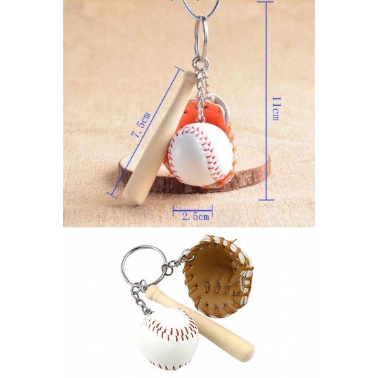 Gerçekçi Beyzbol Tasarımlı Şık Anahtarlık Kolye Çanta Süsü Baseball Keychain Gerçekçi Beyzbol Tasarımlı Şık Anahtarlık Kolye Çanta Süsü Baseball Keychain
