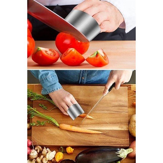 2li Metal Parmak Koruyucu Hızlı ve Güvenli Kesme Paslanmaz Çelik Koruyucu Aparat 2li Metal Parmak Koruyucu Hızlı ve Güvenli Kesme Paslanmaz Çelik Koruyucu Aparat