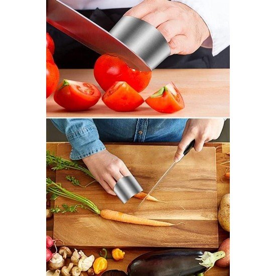 2li Metal Parmak Koruyucu Hızlı ve Güvenli Kesme Paslanmaz Çelik Koruyucu Aparat 2li Metal Parmak Koruyucu Hızlı ve Güvenli Kesme Paslanmaz Çelik Koruyucu Aparat