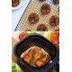 100 Adet Air Fryer Pişirme Kağıdı Tek Kullanımlık Hava Fritöz Yapışmaz Yağlı Kağıt Delikli Model 100 Adet Air Fryer Pişirme Kağıdı Tek Kullanımlık Hava Fritöz Yapışmaz Yağlı Kağıt Delikli Model
