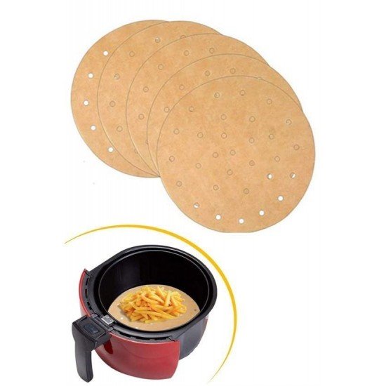 100 Adet  Airfryer Pişirme Kağıdı Tek Kullanımlık Hava Fritözü Yuvarlak Delikli Model 100 Adet  Airfryer Pişirme Kağıdı Tek Kullanımlık Hava Fritözü Yuvarlak Delikli Model