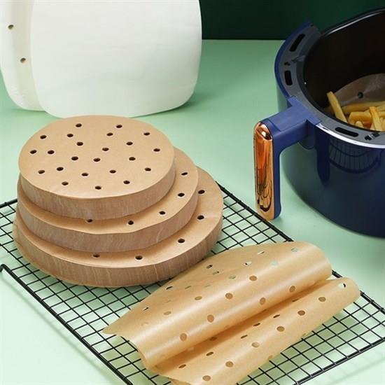 100 Adet  Airfryer Pişirme Kağıdı Tek Kullanımlık Hava Fritözü Yuvarlak Delikli Model 100 Adet  Airfryer Pişirme Kağıdı Tek Kullanımlık Hava Fritözü Yuvarlak Delikli Model
