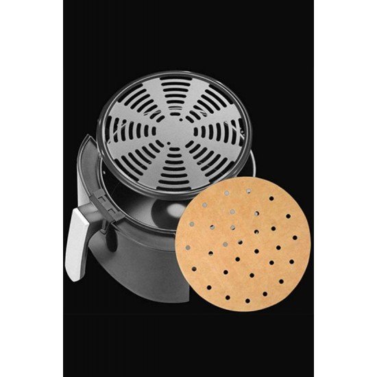 100 Adet  Airfryer Pişirme Kağıdı Tek Kullanımlık Hava Fritözü Yuvarlak Delikli Model 100 Adet  Airfryer Pişirme Kağıdı Tek Kullanımlık Hava Fritözü Yuvarlak Delikli Model