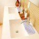 Lavabo İçin Silikon Esnek Mat Musluk Sapı Damlama Tutucu Raf Mutfak Tezgahı Sıçrama Koruma Lavabo İçin Silikon Esnek Mat Musluk Sapı Damlama Tutucu Raf Mutfak Tezgahı Sıçrama Koruma