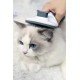 Kedi Köpek Tüy Toplayıcı Kendini Temizleyebilen Ergonomik Rahat Evcil Hayvan Tarağı Gri Kedi Köpek Tüy Toplayıcı Kendini Temizleyebilen Ergonomik Rahat Evcil Hayvan Tarağı Gri