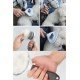 Kedi Köpek Tüy Toplayıcı Kendini Temizleyebilen Ergonomik Rahat Evcil Hayvan Tarağı Gri Kedi Köpek Tüy Toplayıcı Kendini Temizleyebilen Ergonomik Rahat Evcil Hayvan Tarağı Gri