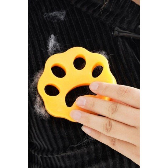 2 Adet Evcil Hayvanlar ve Çamaşır Makinesi İçin Pati Şekilli Renkli Tüy Temizleme Aparatı 2 Adet Evcil Hayvanlar ve Çamaşır Makinesi İçin Pati Şekilli Renkli Tüy Temizleme Aparatı