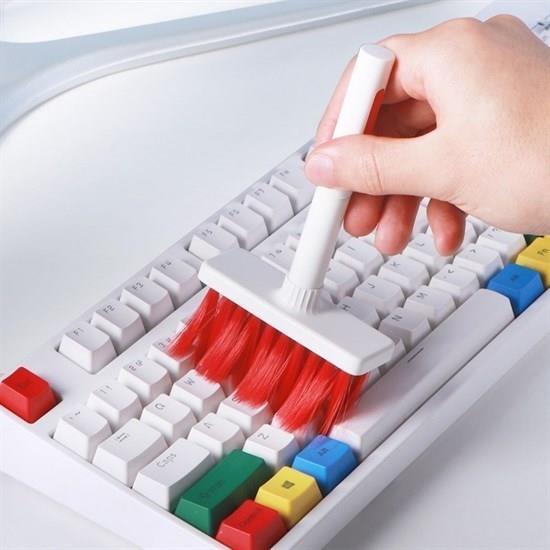 Çok Amaçlı Kırmızı Hassas Fırça Başlıklı Bilgisayar Laptop Temizleme Fırçası Çok Amaçlı Kırmızı Hassas Fırça Başlıklı Bilgisayar Laptop Temizleme Fırçası