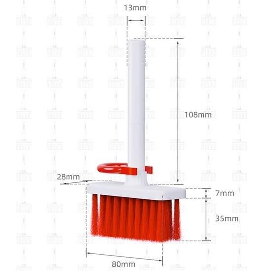 Çok Amaçlı Kırmızı Hassas Fırça Başlıklı Bilgisayar Laptop Temizleme Fırçası Çok Amaçlı Kırmızı Hassas Fırça Başlıklı Bilgisayar Laptop Temizleme Fırçası