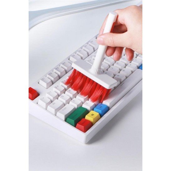 Çok Amaçlı Kırmızı Hassas Fırça Başlıklı Bilgisayar Laptop Temizleme Fırçası Çok Amaçlı Kırmızı Hassas Fırça Başlıklı Bilgisayar Laptop Temizleme Fırçası