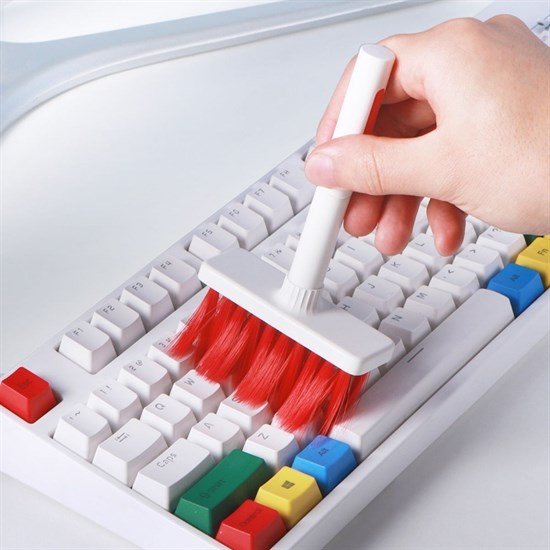Çok Amaçlı Kırmızı Hassas Fırça Başlıklı Bilgisayar Laptop Temizleme Fırçası Çok Amaçlı Kırmızı Hassas Fırça Başlıklı Bilgisayar Laptop Temizleme Fırçası