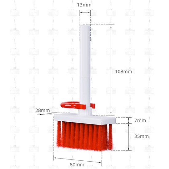 Çok Amaçlı Kırmızı Hassas Fırça Başlıklı Bilgisayar Laptop Temizleme Fırçası Çok Amaçlı Kırmızı Hassas Fırça Başlıklı Bilgisayar Laptop Temizleme Fırçası