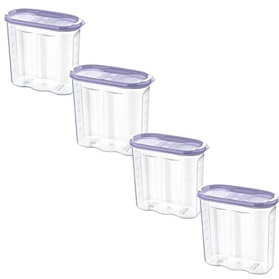 2 Kapaklı Ölçekli Erzak Kuru Gıda Saklama Kutusu Kabı 2,4 Litre-SA940 2 Kapaklı Ölçekli Erzak Kuru Gıda Saklama Kutusu Kabı 2,4 Litre-SA940