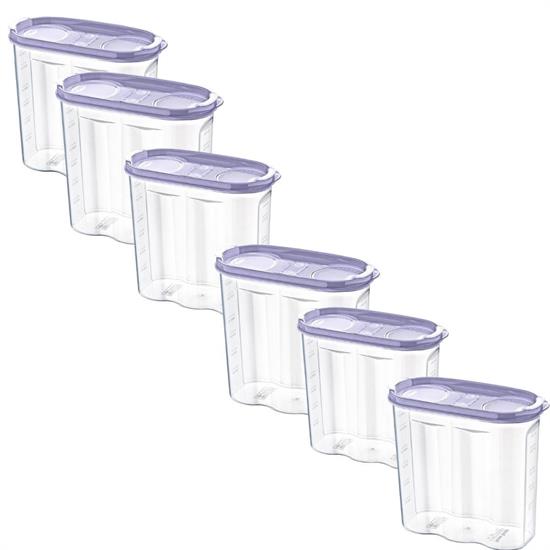 2 Kapaklı Ölçekli Erzak Kuru Gıda Saklama Kutusu Kabı 2,4 Litre-SA940 2 Kapaklı Ölçekli Erzak Kuru Gıda Saklama Kutusu Kabı 2,4 Litre-SA940