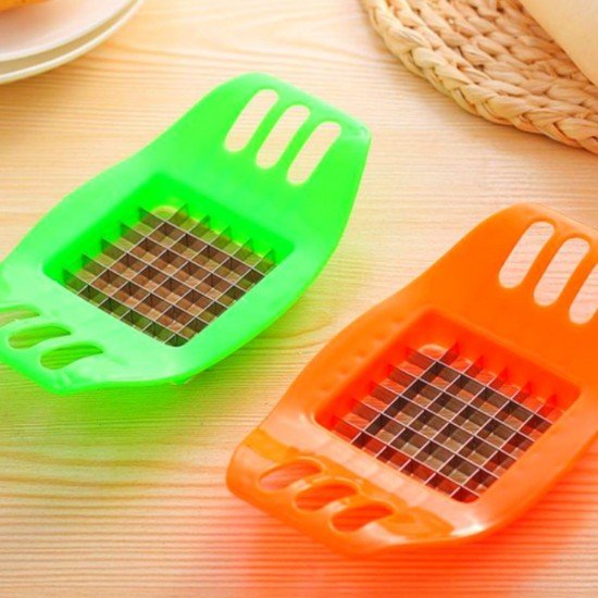 Kare Dizayn Pratik Kolay Patates Dilimeme Aleti Aparatı Bıçağı Kare Dizayn Pratik Kolay Patates Dilimeme Aleti Aparatı Bıçağı