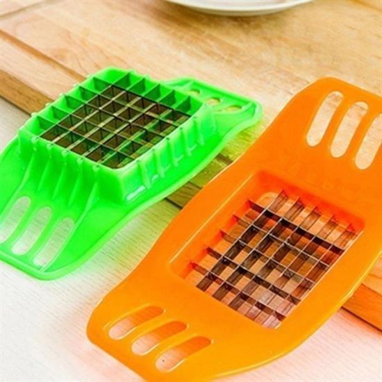 Kare Dizayn Pratik Kolay Patates Dilimeme Aleti Aparatı Bıçağı Kare Dizayn Pratik Kolay Patates Dilimeme Aleti Aparatı Bıçağı