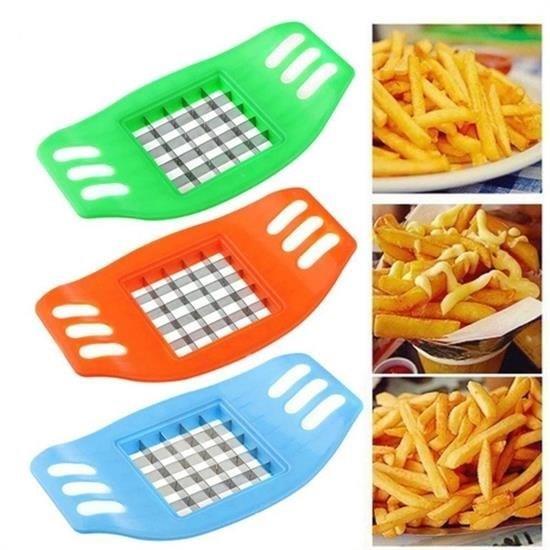 Kare Dizayn Pratik Kolay Patates Dilimeme Aleti Aparatı Bıçağı Kare Dizayn Pratik Kolay Patates Dilimeme Aleti Aparatı Bıçağı