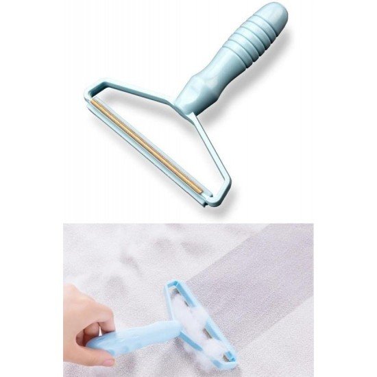 Çift Taraflı Elbise Kazak Plastik Kumaş Tüy Alma ve Tiftik Temizleyici Toplayıcı Taşınabilir