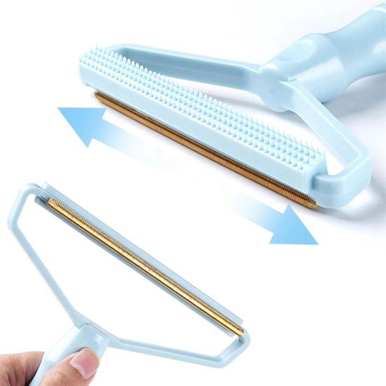 Çift Taraflı Elbise Kazak Plastik Kumaş Tüy Alma ve Tiftik Temizleyici Toplayıcı Taşınabilir
