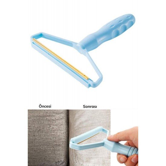 Çift Taraflı Elbise Kazak Plastik Kumaş Tüy Alma ve Tiftik Temizleyici Toplayıcı Taşınabilir