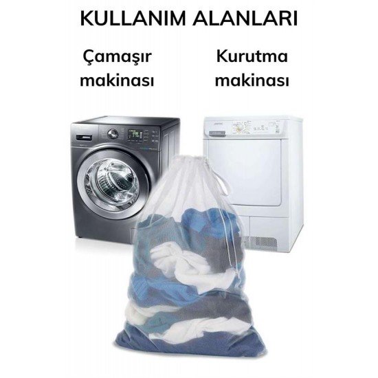 Çamaşır Yıkama Filesi Kirli Filesi Maxi 40x60 cm Çamaşır Yıkama Filesi Kirli Filesi Maxi 40x60 cm
