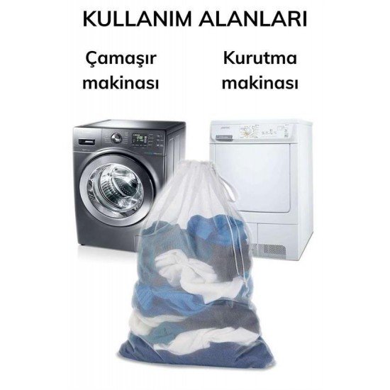 Çamaşır Yıkama Filesi Kirli Filesi Maxi 40x60 cm Çamaşır Yıkama Filesi Kirli Filesi Maxi 40x60 cm