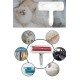 Kulak Modelli Hazneli Kedi Köpek Halı Yatak Kıl Toz Tüy Toplayıcı Temizleyici Kulak Modelli Hazneli Kedi Köpek Halı Yatak Kıl Toz Tüy Toplayıcı Temizleyici