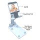 Beyaz Aynalı Cep Telefonu Sabitleyici Stand Katlanabilir Ayarlanabilir Telefon Standı Beyaz Aynalı Cep Telefonu Sabitleyici Stand Katlanabilir Ayarlanabilir Telefon Standı