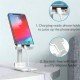 Beyaz Aynalı Cep Telefonu Sabitleyici Stand Katlanabilir Ayarlanabilir Telefon Standı Beyaz Aynalı Cep Telefonu Sabitleyici Stand Katlanabilir Ayarlanabilir Telefon Standı