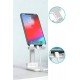 Beyaz Aynalı Cep Telefonu Sabitleyici Stand Katlanabilir Ayarlanabilir Telefon Standı Beyaz Aynalı Cep Telefonu Sabitleyici Stand Katlanabilir Ayarlanabilir Telefon Standı