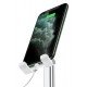 Beyaz Aynalı Cep Telefonu Sabitleyici Stand Katlanabilir Ayarlanabilir Telefon Standı Beyaz Aynalı Cep Telefonu Sabitleyici Stand Katlanabilir Ayarlanabilir Telefon Standı