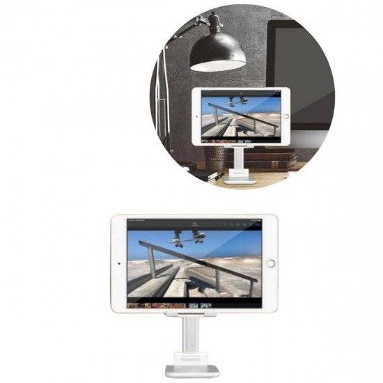 Beyaz Aynalı Cep Telefonu Sabitleyici Stand Katlanabilir Ayarlanabilir Telefon Standı Beyaz Aynalı Cep Telefonu Sabitleyici Stand Katlanabilir Ayarlanabilir Telefon Standı