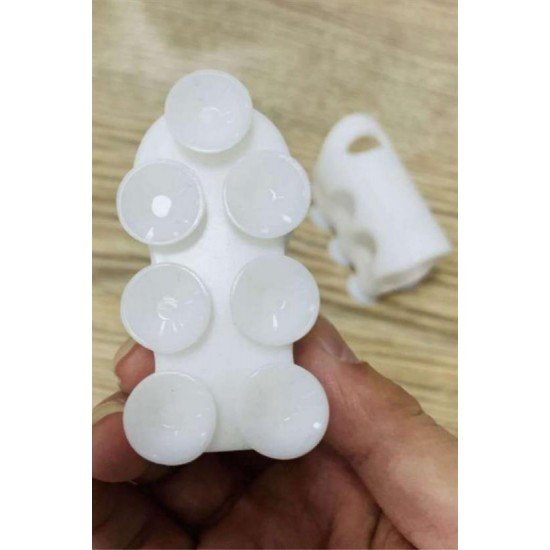Su Geçirmeyen Dayanıklı Kancalı Banyo Duş Başlığı Askı Tutucu Silikon Güçlü Vantuz Vakum Aparatı Su Geçirmeyen Dayanıklı Kancalı Banyo Duş Başlığı Askı Tutucu Silikon Güçlü Vantuz Vakum Aparatı