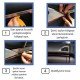 Mavi Araba Oto Trim Dekorasyon Şeridi Kauçuk Elastik Kolay Kurulum 5 metre Şerit Bant Mavi Araba Oto Trim Dekorasyon Şeridi Kauçuk Elastik Kolay Kurulum 5 metre Şerit Bant