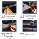 Mavi Araba Oto Trim Dekorasyon Şeridi Kauçuk Elastik Kolay Kurulum 5 metre Şerit Bant Mavi Araba Oto Trim Dekorasyon Şeridi Kauçuk Elastik Kolay Kurulum 5 metre Şerit Bant